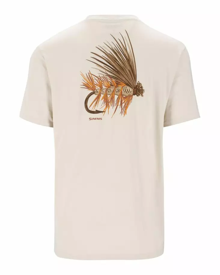 Simms Let It Fly T-Shirt Natural - Men T-Shirts - 694264678800 - 2