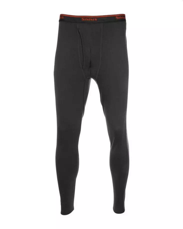 Simms Lightweight Baselayer Bottom Carbon - Under Layer Trousers - 694264549520 - 1