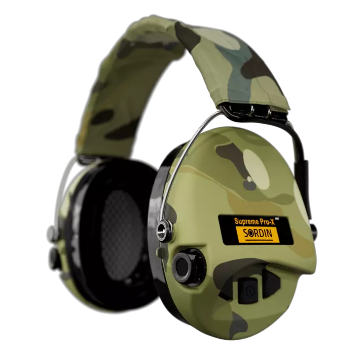 Sordin Supreme Pro-X Led Camo - Hearing Protection - 7392749009240 - 2