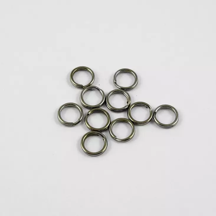 Split Ring Nickel Plated 8mm - Split rings - UR-N8-100 - 1
