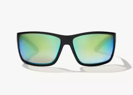 Bajio Bales Beach Black Matte Green Mirror Glass - Glass Lenses - 810070820251 - 2