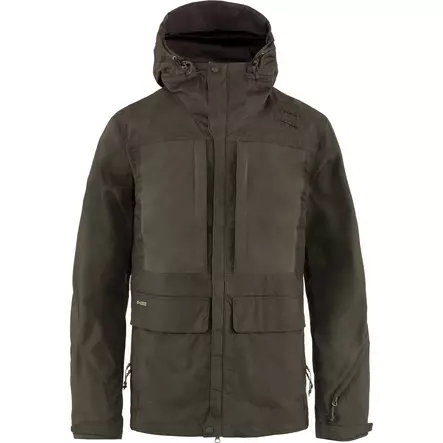 Fjällräven Lappland Womens Hybrid Jacket Dark Olive - Hunting Jackets for Women - 7323450161781 - 1