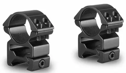 Hawke Match Ring Mount Weaver 1'' High - Completed Mounts - 5054492221141 - 1