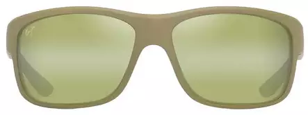 Maui Jim Southern Cross - Matte Solid Green Frame with HT Lens - Glass Lenses - 603429084851 - 2