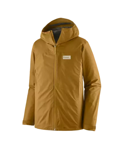 Patagonia M´s Boulder Fork Rain Jacket Bobcat Brown - Hard Shells for Men - 198077524861 - 1