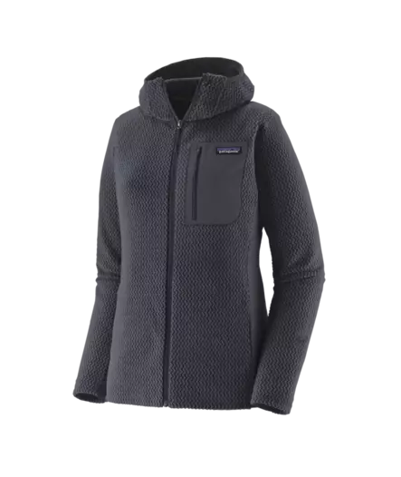 Patagonia W´s R1 Air Full Zip Hoody Smolder Blue - Fleece Shirts - 198077395911 - 1