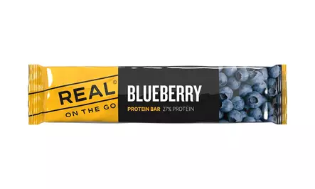 Real Turmat Proteinbar blueb.& blackb. - Outdoor Meals - 7036480092801 - 2