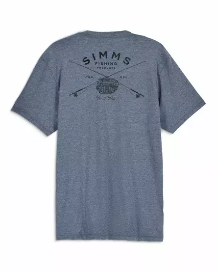 Simms Classic Tackle T-Shirt Athletic Heather - Men T-Shirts - 694264711811 - 1