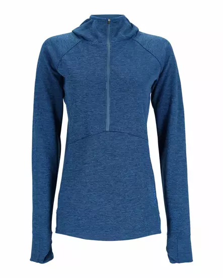 Simms Womens Bugstopper Hoody Sapphire Heather - Sweatshirts - 694264614891 - 1