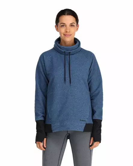 Simms Women's Rivershed Sweater Navy - Sweatshirts - 694264580141 - 2