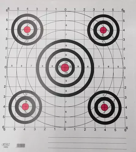 Tarkka Kiikarin Kohdistustaulu - Shooting Targets - 6410362405001 - 1