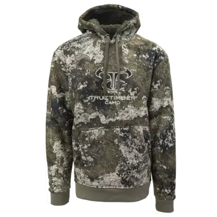 TrueTimber High Pile Fleece Hoodie Strata - Shirts - 841985147331 - 1