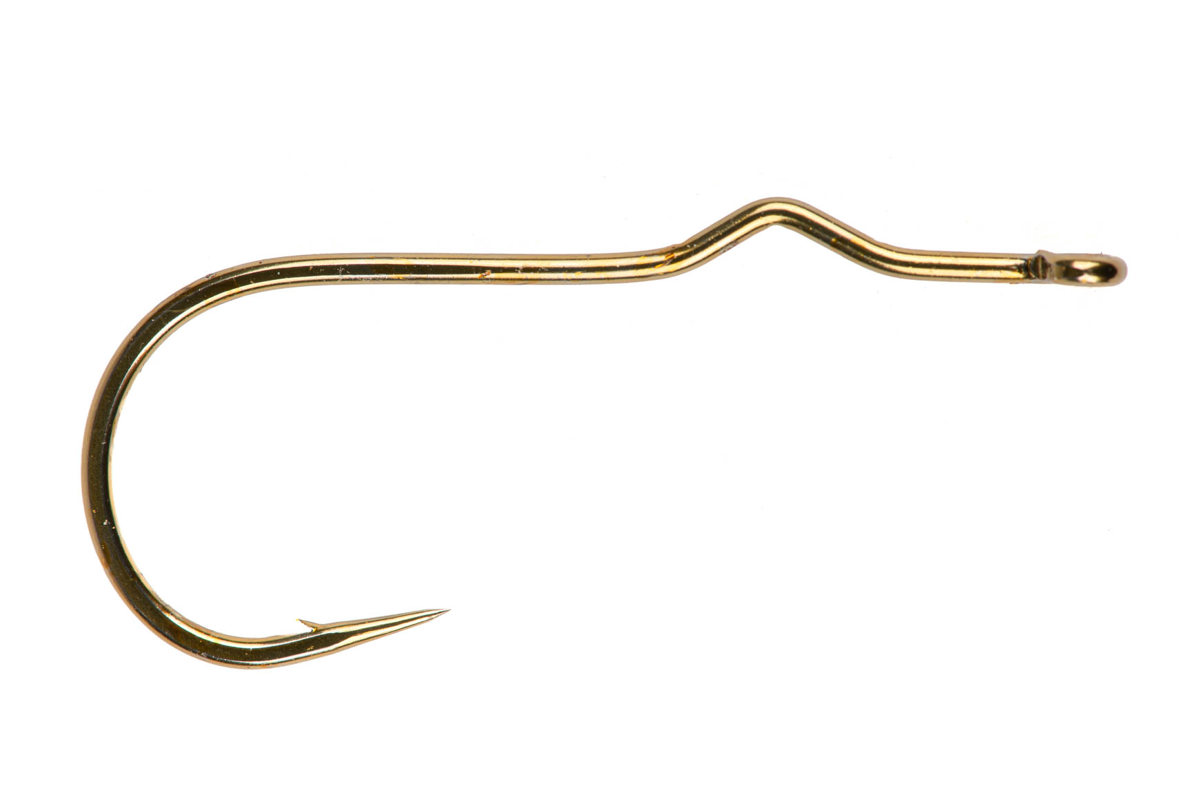 thumbnail image 2 of Mustad & Son #6 Popper Fly Tying Hooks - Right Angle Double Kink Straight (100 Count) 2 of 5