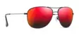 Maui Jim Cliff House - Gloss Black Frame with Hawaii Lava Lens - Plastic Lenses - 603429069421 - 1
