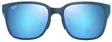 Maui Jim Paulele AF - Matte Teal Blue Frame with Blue Hawaii Lens - Glass Lenses - 603429079581 - 2