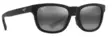 Maui Kapi'i Matte Black Fr - N Grey Lens - Glass Lenses - 603429076771 - 1