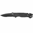 SOG Escape Clip Point Serrated Black - Foldable Knives - 729857996631 - 2