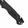 SOG Escape Clip Point Serrated Black - Foldable Knives - 729857996631 - 5