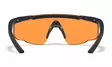 Wiley X Saber Advanced Grey & Clear & Light Rust - Matte Black - Shooting Glasses - 712316003131 - 3