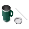 Yeti Rambler 25 Oz Straw Mug Black Forest Green - Insulated Bottles and Mugs - 888830489741 - 2