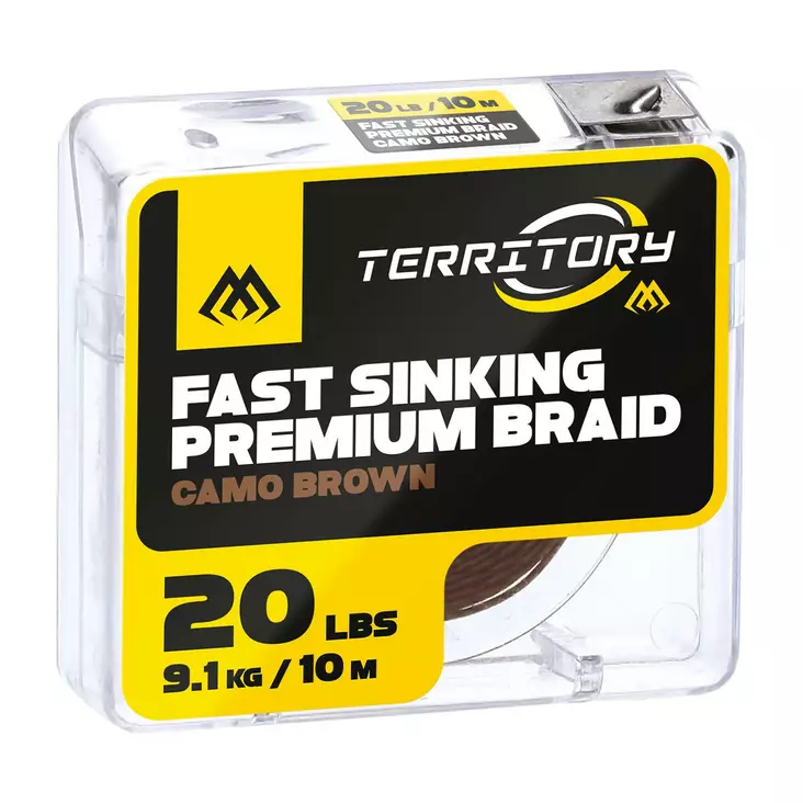 Mikado Fast Sinking Premium Braid 10m Camo Brown - Uncoated Braid - 5900637012351 - 1