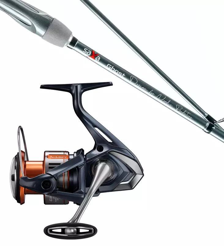 Saxa Ghost 7'3'' 10-30g & Shimano Nasci FD 2500 - Combos for perch and zander - 6438407012908C1 - 1