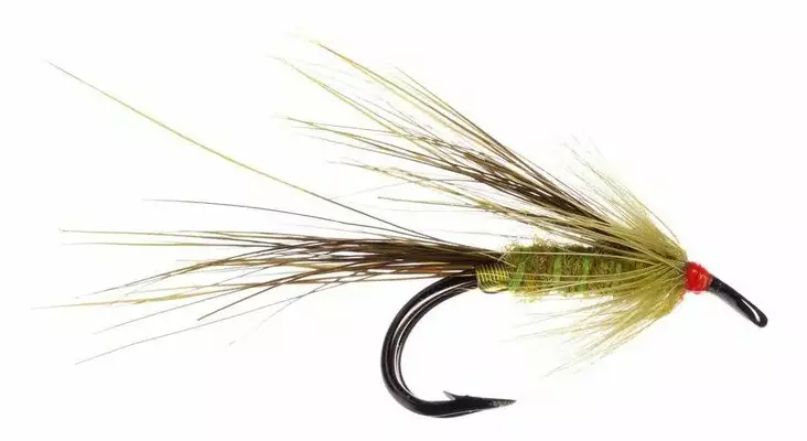 AKE Olive Double - Double Hook Salmon Flies - 8859202536471 - 1