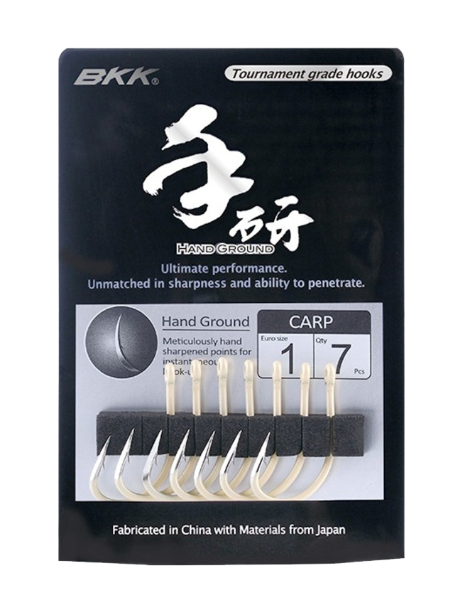 BKK CARP HOOK Hand Ground #4 7pcs - Hooks - 6939067097361 - 1