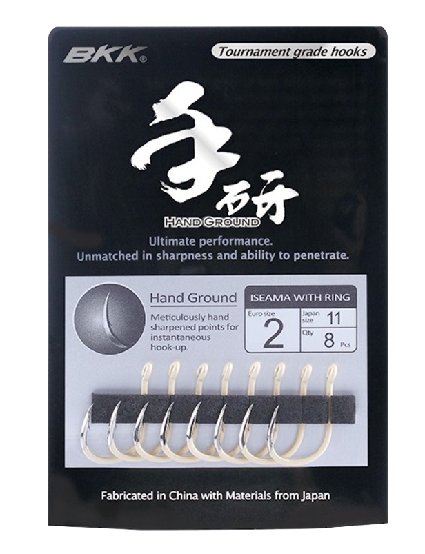 BKK ISEAMA-R Hand Ground #8 8pcs - Hooks - 6939067097231 - 1