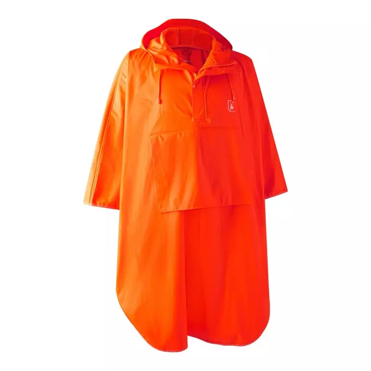 Deerhunter Hurricane Rain Poncho Orange - Hunting Jackets for Men - 5702827179321 - 1