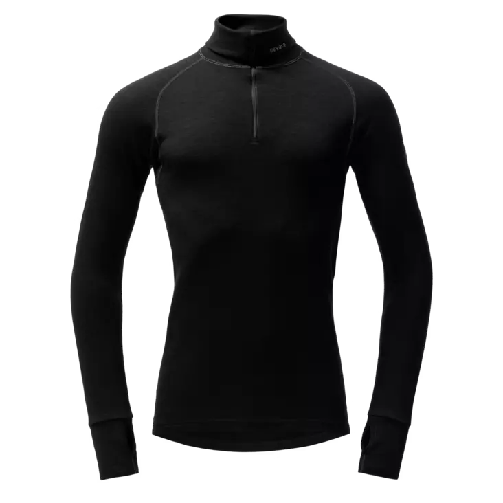 Devold Expedition Merino 235 Zip Neck Men's Black - Under Layer Shirts - 7028567100431 - 2