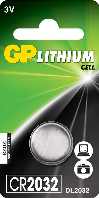 GP Lithium 3V CR2032 - Batteries and powerbanks - 4891199003721 - 1