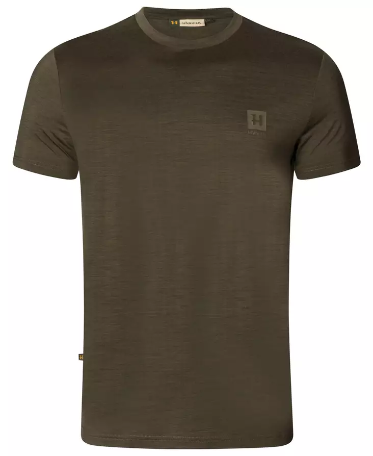 Härkila Base All Season S/S T-Shirt Willow Green - Hunters Underwear - 5714733633071 - 1
