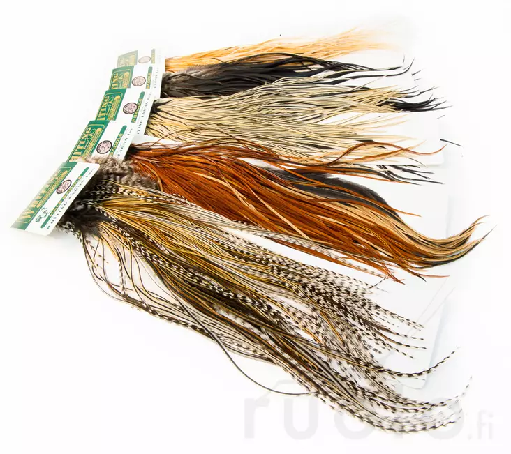 Whiting Hebert Dry Fly Half Saddle Bronz - Dry Fly Capes and Saddles - 40350100011 - 1