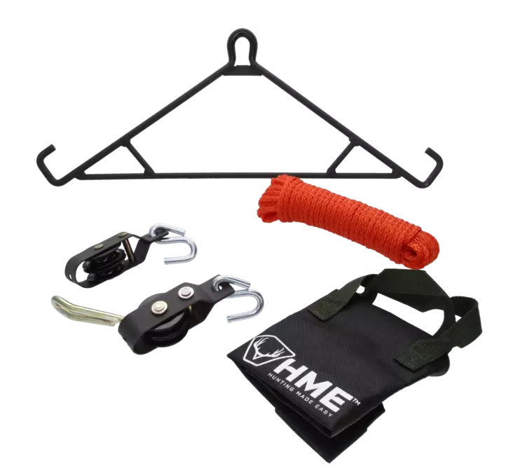 HME Winch 4:1 With Game Hanging Gambrel - Other Hunting Products - 830636002051 - 1