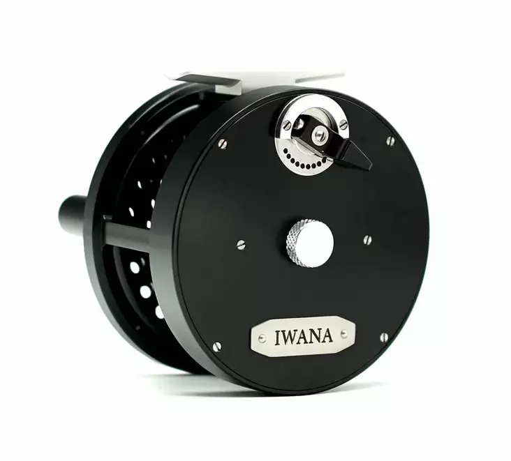 Iwana Retro Salmon 4" Black LH - Fly Reels - 6975745030831 - 1