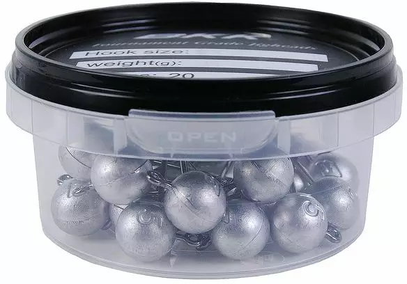 K.P Round Jig Heads Bulk 17g #2/0 - Jig Heads - 4251549190301 - 1