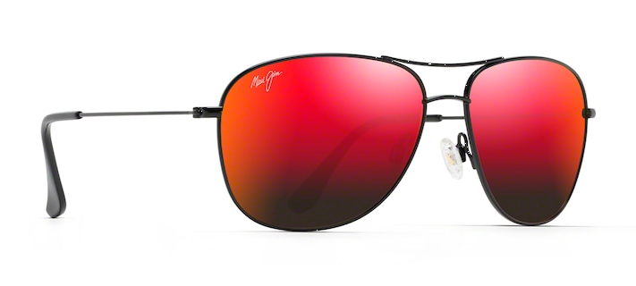 Maui Jim Cliff House - Gloss Black Frame with Hawaii Lava Lens - Plastic Lenses - 603429069421 - 1