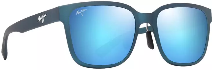 Maui Jim Paulele AF - Matte Teal Blue Frame with Blue Hawaii Lens - Glass Lenses - 603429079581 - 1