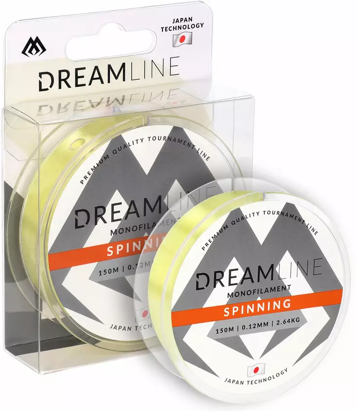 Mikado Dreamline 0,12mm 150m Yellow - Nylon Lines - 5900637016151 - 1