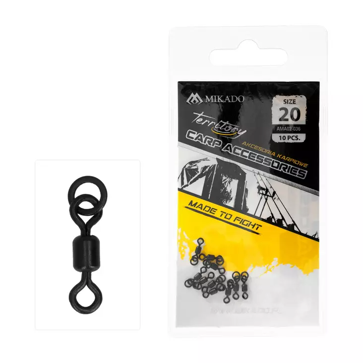 Mikado Hook-and-Loop Roller Swivel Micro - Swivels, Rings & Links - 5900637030911 - 1