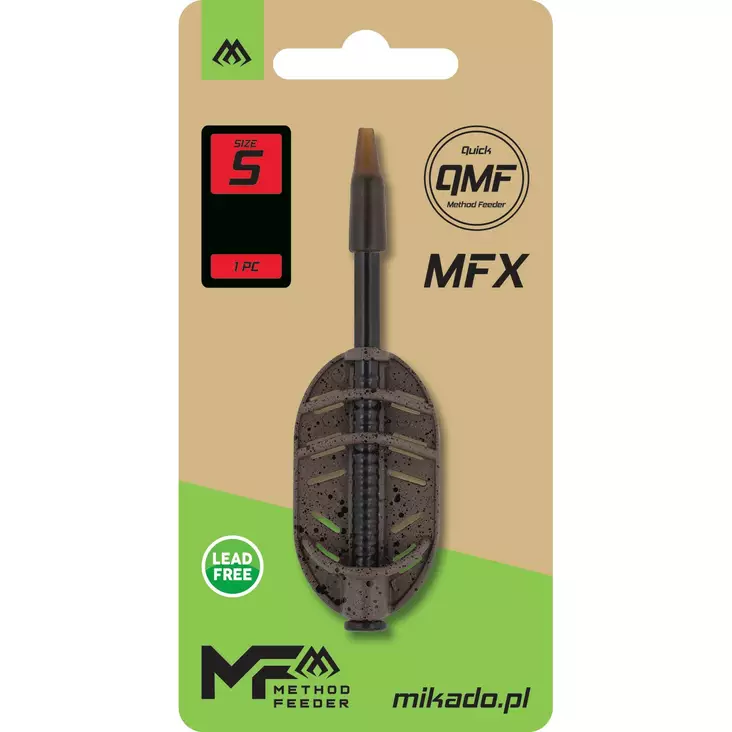 Mikado Method Feeder MFX Q.M.F. S 1 pcs - Flat & Hybrid Method Feeders - 5900637157281 - 1