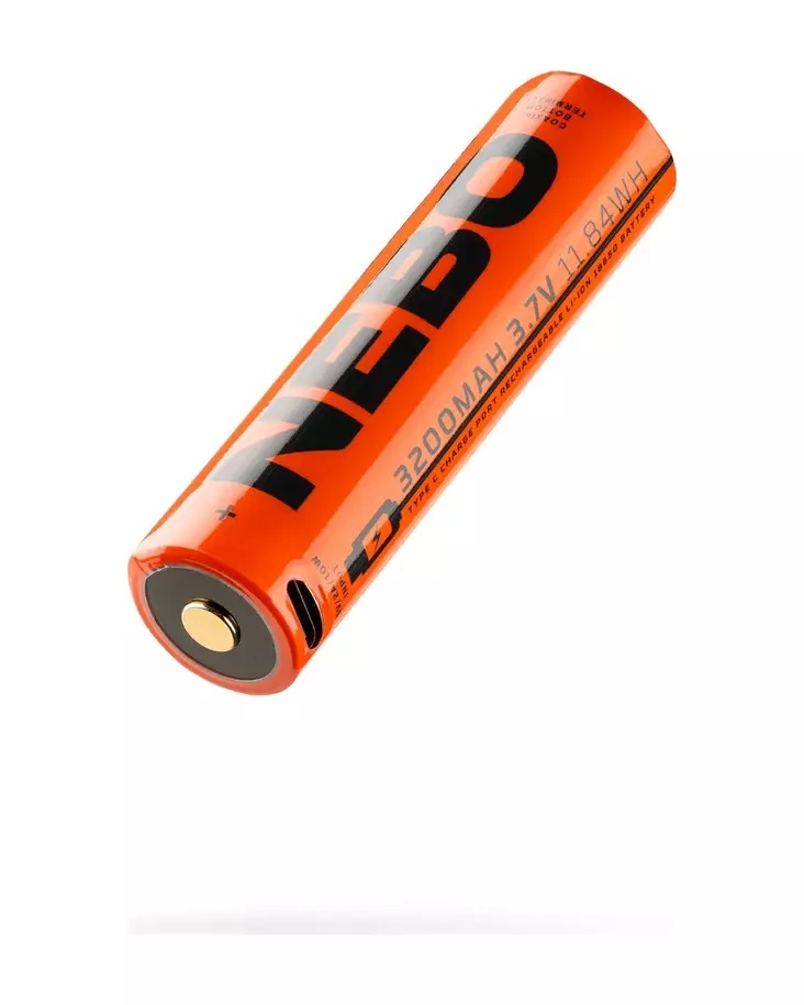 NEBO Rechargeable Battery 18650 3200MAH - Lighting Accessories and Add-ons - 5060945232091 - 1