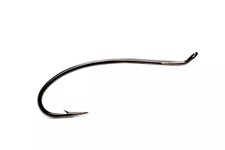 Partridge Patriot CS16/1B Up-Eye Single Black - Salmon Fly Hooks - 5055478718471 - 1