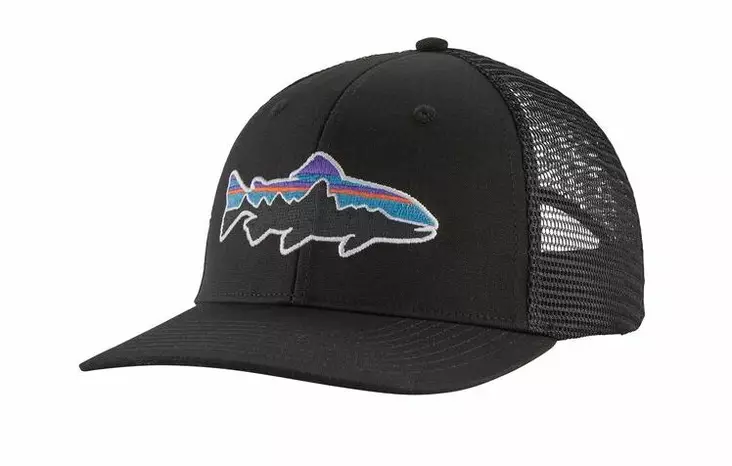 Patagonia Fitz Roy Trout Trucker Black - Truckers - 192964419261 - 2