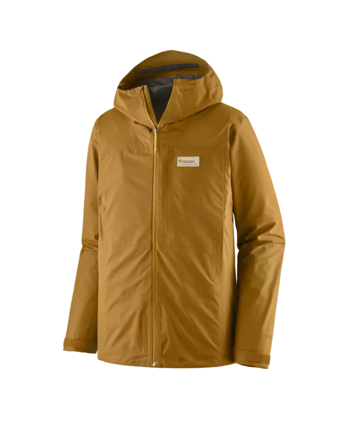 Patagonia M´s Boulder Fork Rain Jacket Bobcat Brown - Hard Shells for Men - 198077524861 - 1