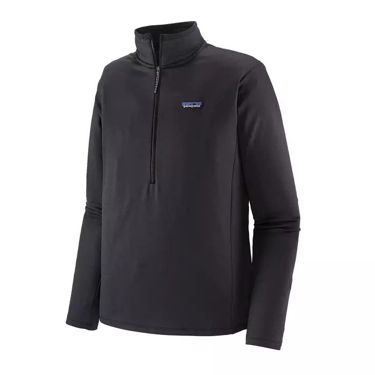 Patagonia M's R1 Daily Zip Neck Ink Black - Fleece Shirts - 194187690281 - 1