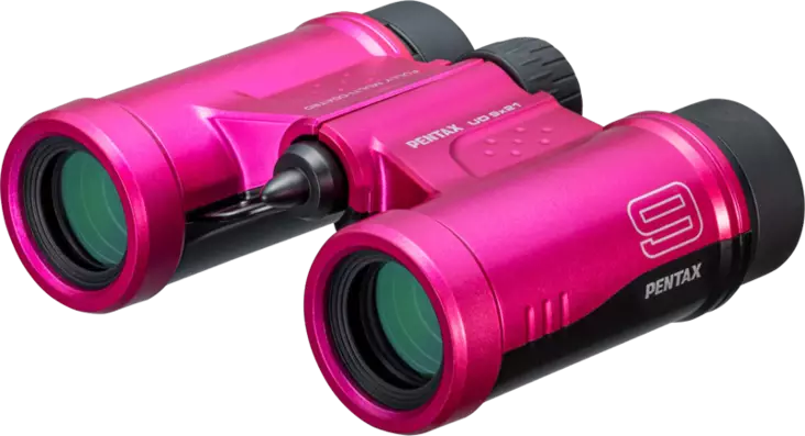 Pentax Binoculars UD 9x21 Pink - Traditional Binoculars - 4549212301841 - 1