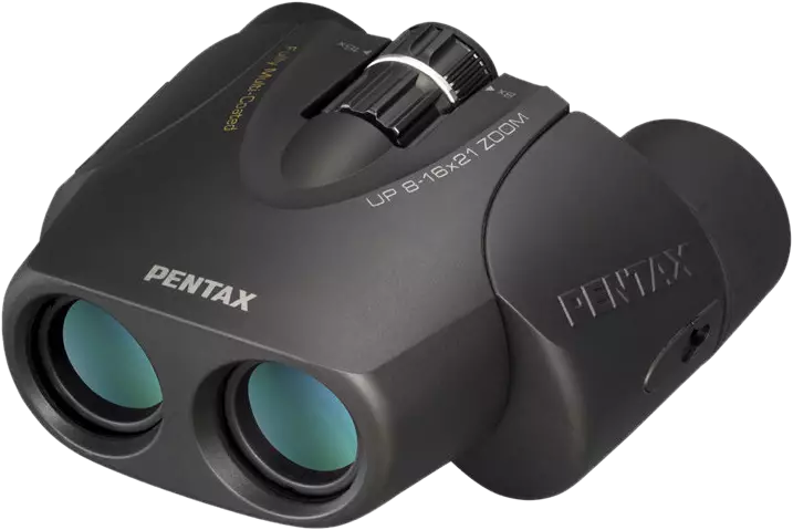 Pentax Binoculars UP 8-16x21 black w/case - Traditional Binoculars - 027075288881 - 1