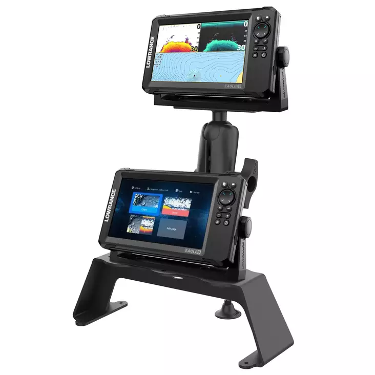 ram mounts for fish finders RAM® Drill-Down Double Ball Mount Humminbird XPlore and Helix 8, 9 – Boasting rugged composite and marine Swing Arm Mounts for Fishfinders